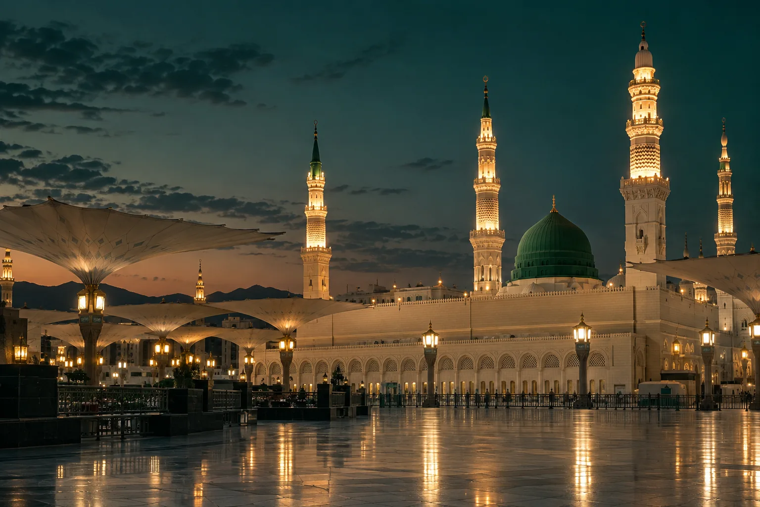 Illustrative view of the Prophet’s Mosque in Madinah
